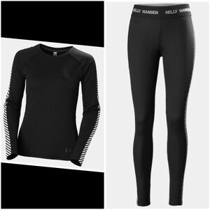 Helly Hansen Women’s LIFA Base Layer top and bottom set Medium